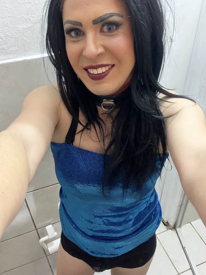 Sexy Sissy Malila loves making cocks hard in her little blue dress - kik: malilacd - (2. Gallery) #078baneK