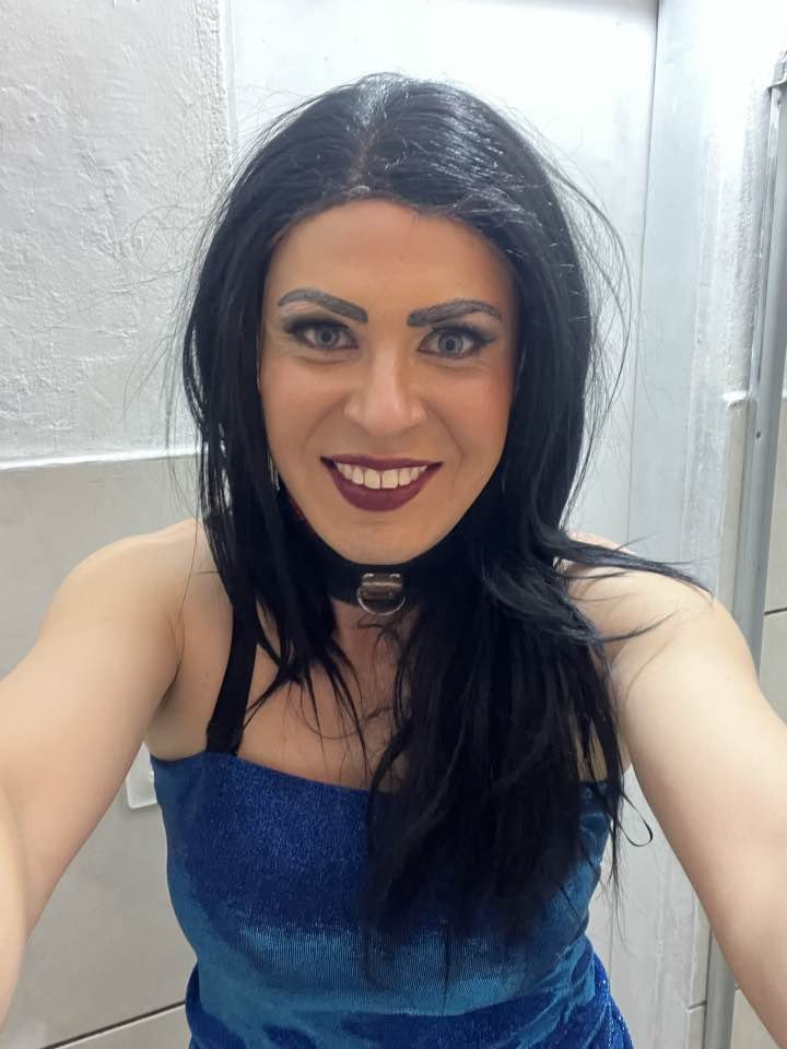 Sexy Sissy Malila loves making cocks hard in her little blue dress - kik: malilacd - (2. Gallery) #CEQnz33n
