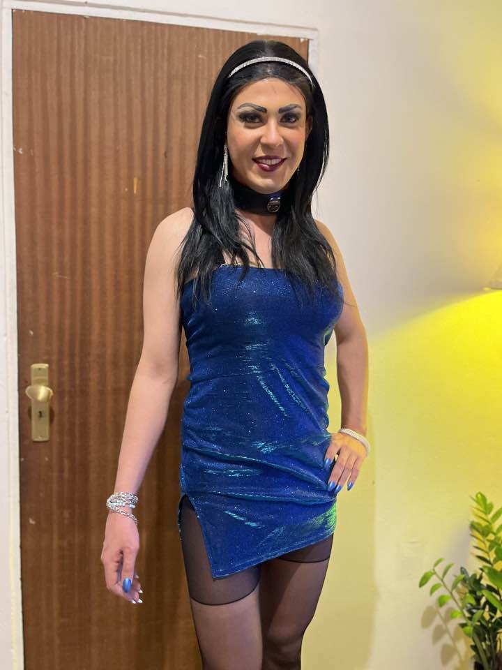 Sexy Sissy Malila loves making cocks hard in her little blue dress - kik: malilacd - (2. Gallery) #Ru56frvV