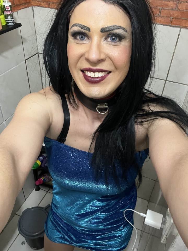 Sexy Sissy Malila loves making cocks hard in her little blue dress - kik: malilacd - (2. Gallery) #qOweczVB